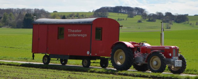 Künstlerwagen unterwegs